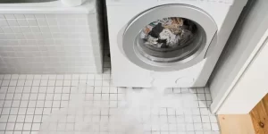 نشتی آب در ماشین لباسشویی